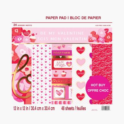 Craft Smith Be My Valentine Designpapier - Paper Pad